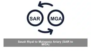 Saudi Riyal to Malagasy Ariary (SAR to MGA)