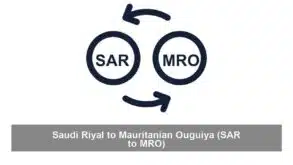Saudi Riyal to Mauritanian Ouguiya (SAR to MRO)