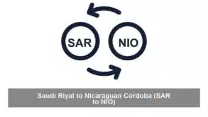 Saudi Riyal to Nicaraguan Córdoba (SAR to NIO)