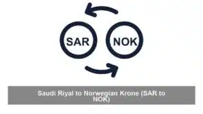 Saudi Riyal to Norwegian Krone (SAR to NOK)