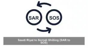 Saudi Riyal to Somali Shilling (SAR to SOS)