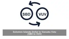 Solomon Islands Dollar to Vanuatu Vatu (SBD to VUV)