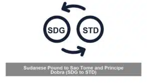 Sudanese Pound to Sao Tome and Principe Dobra (SDG to STD)