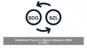 Sudanese Pound to Swazi Lilangeni (SDG to SZL)