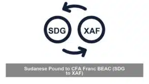Sudanese Pound to CFA Franc BEAC (SDG to XAF)