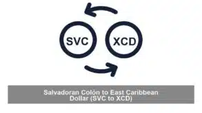 Salvadoran Colón to East Caribbean Dollar (SVC to XCD)