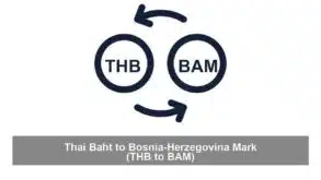 Thai Baht to Bosnia-Herzegovina Mark (THB to BAM)