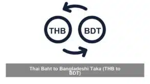 Thai Baht to Bangladeshi Taka (THB to BDT)