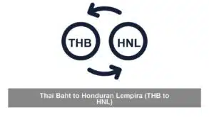 Thai Baht to Honduran Lempira (THB to HNL)