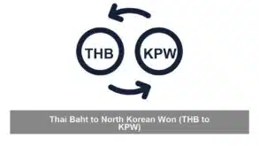 Thai Baht to North Korean Won (THB to KPW)