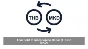Thai Baht to Macedonian Denar (THB to MKD)