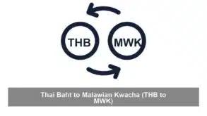 Thai Baht to Malawian Kwacha (THB to MWK)