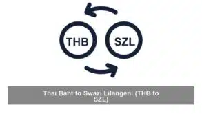 Thai Baht to Swazi Lilangeni (THB to SZL)
