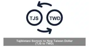 Tajikistani Somoni to New Taiwan Dollar (TJS to TWD)