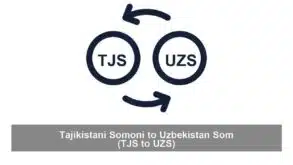 Tajikistani Somoni to Uzbekistan Som (TJS to UZS)