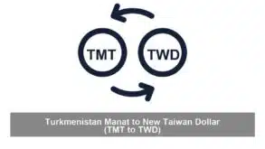 Turkmenistan Manat to New Taiwan Dollar (TMT to TWD)