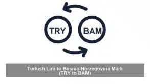Turkish Lira to Bosnia-Herzegovina Mark (TRY to BAM)