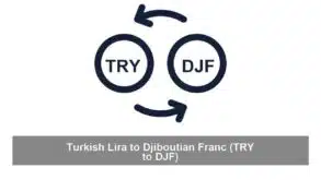 Turkish Lira to Djiboutian Franc (TRY to DJF)