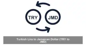 Turkish Lira to Jamaican Dollar (TRY to JMD)