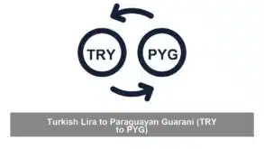 Turkish Lira to Paraguayan Guarani (TRY to PYG)