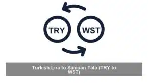Turkish Lira to Samoan Tala (TRY to WST)
