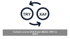 Turkish Lira to CFA Franc BEAC (TRY to XAF)