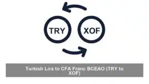 Turkish Lira to CFA Franc BCEAO (TRY to XOF)