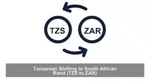 Tanzanian Shilling to South African Rand (TZS to ZAR)