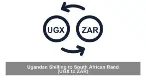 Ugandan Shilling to South African Rand (UGX to ZAR)