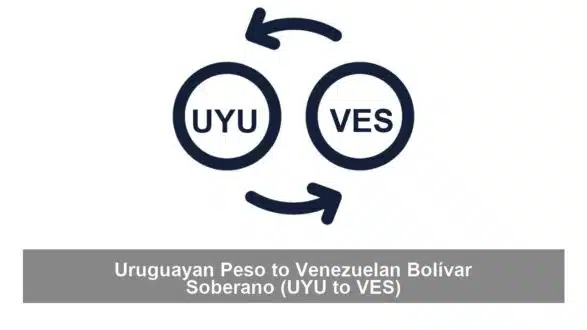 Uruguayan Peso to Venezuelan Bolívar Soberano (UYU to VES)