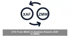CFA Franc BEAC to Zambian Kwacha (XAF to ZMW)