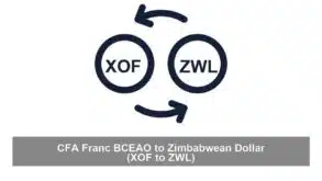 CFA Franc BCEAO to Zimbabwean Dollar (XOF to ZWL)