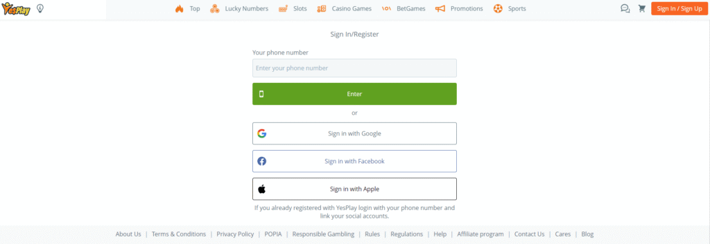 YesPlay South Africa Step-by-Step Guide for the Registration Process