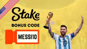 Bonus code MESSI10 for Stake US casino
