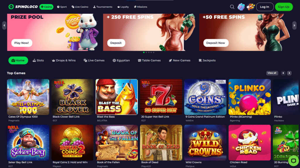 Overview of the Slot Games Available in Spinoloco