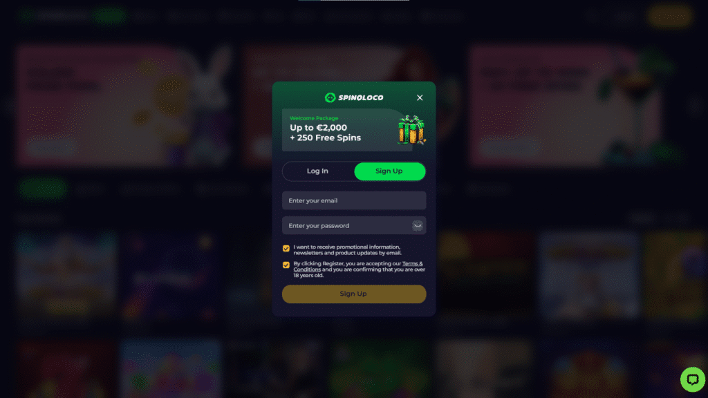 Step-by-Step Guide for the Registration Process in Spinoloco