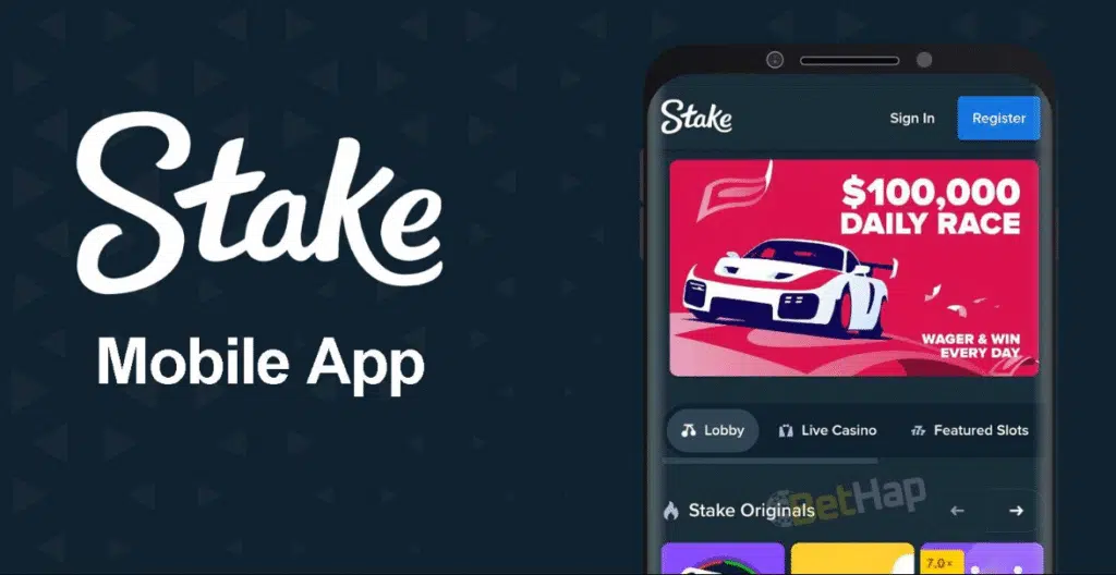 Information about the Mobile Application of Stake US for iOS and Android