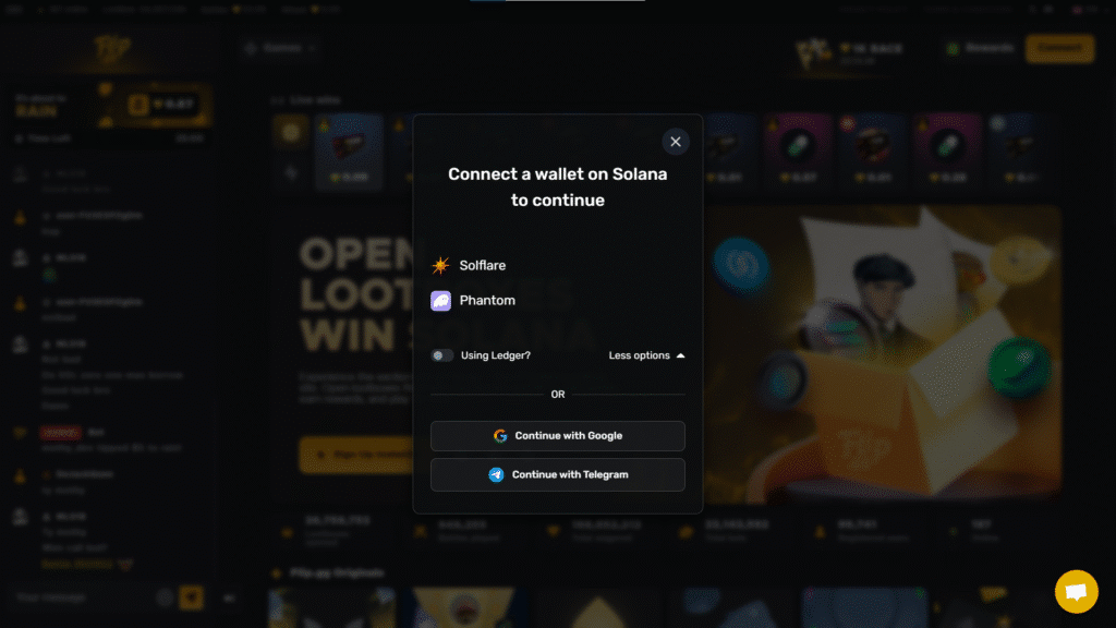 Step-by-step guide for the registration process in Flip.GG